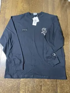 MLBシカゴ・ホワイトソックス ロンT長袖 Tシャツ ダークチャコール Lサイズ