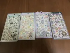 正規品　ボンボンドロップシール　アルパカ　パンダさん　忍者等　4点セット