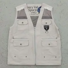 ベストジャケット　ユーティリティ　シースルー　メッシュ　アウトドア　釣り