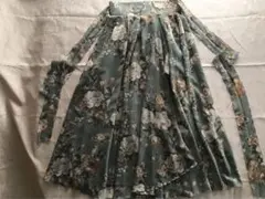 最終お値下げ★メイソングレイ　ロングフレアースカート★Mリボンタイのサムネイル