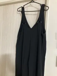 GU カットソーサロペットパンツ　未使用品 L 黒