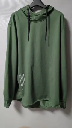 SHEINオリーブグリーン 薄手 パーカー XXL