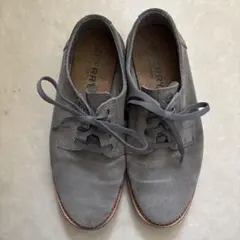 스페리 탑 사이다 가죽 슈즈 그레이 26.5cm