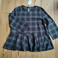 ROPÉ PICNICのチェック柄チェックブラウス（新品）