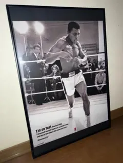 90年代 スペシャル ヴィンテージ！モハメドアリ ポスター（額付）ボクシングジム