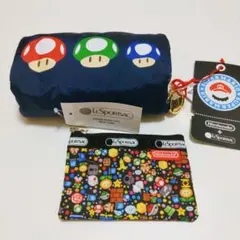 スーパーマリオ　ヨッシー　AYANOKOJI コラボ　メガネケース　未使用 PARCO スーパーマリオ がま口メガネケース アイコン柄 AYANOKOJI