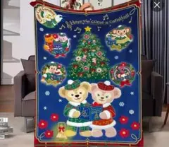 1枚限りセール！ダッフィーフレンズ　クリスマス　ブランケット