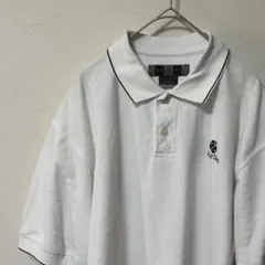 ナイキゴルフ ポロシャツ メンズS（大きめM〜L相当）ホワイト DRI-FIT