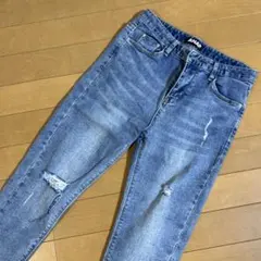 ANAP ダメージデニム ブルー