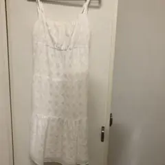 ホワイト レース キャミワンピース KT LINO