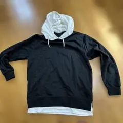 CHIP CLIP ブラック/ホワイト Mサイズ パーカー