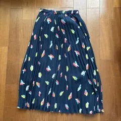 Live in comfort. プリーツスカート ネイビー MPサイズのサムネイル
