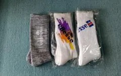 ellesse エレッセ ソックス 3足セット 25-27cm 新品のサムネイル