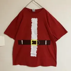 サンタクロース Tシャツ tシャツ クリスマス tee コスプレ 赤 DELTA