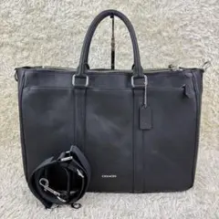 美品 コーチ　メトロポリタン　F59141 ブラック　サフィアーノレザー 黒のサムネイル