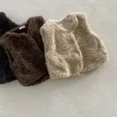 nunubiel モコモコベスト　M