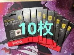 SanDisk Extreme PRO 256GB microSDカード10枚