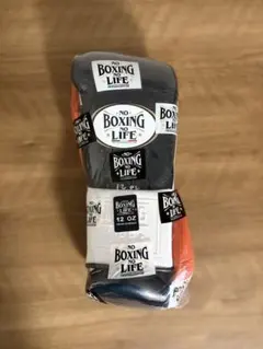 NO BOXING LIFE ボクシンググローブ 10oz オレンジ/ブルー - メルカリ