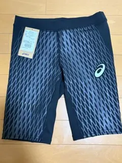 ASICS アシックス スピードミドルタイツ 2011D110 L ブラックのサムネイル