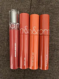 ロムアンド　リップティント　4本セット