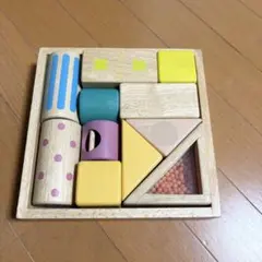 美品】mina perhonen（ミナ ペルホネン） 木製積み木 木箱・外箱付 