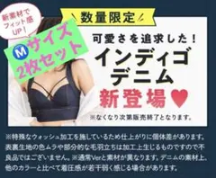 限定インディゴ M 2枚セット ♡AGARISM×GYDA UP+Meのサムネイル