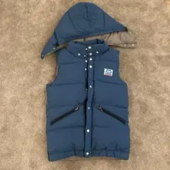 美品★MOUNTAIN EQUIPMENT ダウンベスト　L　ブルー L.L.Bean（エルエルビーン） ダウンベスト ベスト マウンテン
