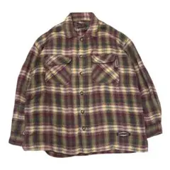 期間限定出品 90s VANS OLD SKATE ネルシャツ ヘリンボーン L
