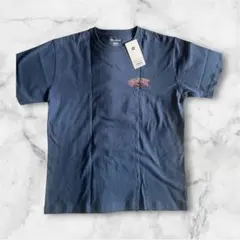 【新品タグ付き】BILLABONG Ｔシャツ　オーバーフィット　Ｌ　ネイビーのサムネイル