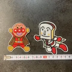 アンパンマン 食パンマン ワッペン 2点セット