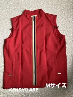 美品！KENSHO ABE レディースベストMサイズ　赤