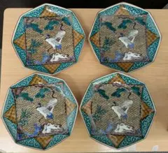 美濃焼 翔山窯 金彩錦絵 菊割 和皿 5枚 - メルカリ