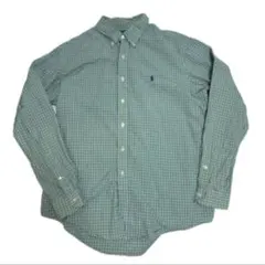 Ralph Lauren Custom Fit チェックシャツ XL 長袖