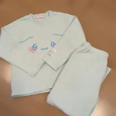 水色　シナモロール　顔パジャマセット