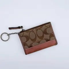 AAO COACH コーチ シグネチャー コインケース 小銭入れ キーリング付