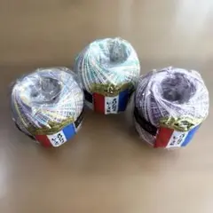 【匿名配送】オリムパス　レース糸　NO.40 10g 3玉セット　ミックスなど