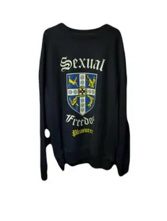【ほぼ未使用】PLEASURESSEXUAL FREEDOM スウェットネイビーのサムネイル