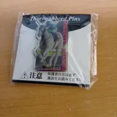 アマンテビアンコ ピンバッジ 競馬 Thoroughbred Pins JRA