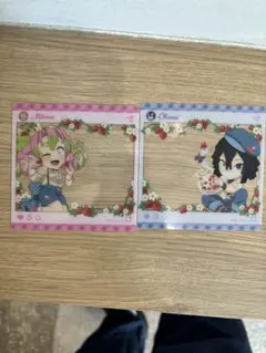 鬼滅の刃 ランダムSNS風クリアカード ストロベリーフェスティバル　おばみつ