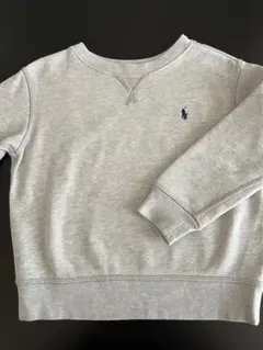 ラルフローレン　グレー トレーナー 4/4T（100-110cm）