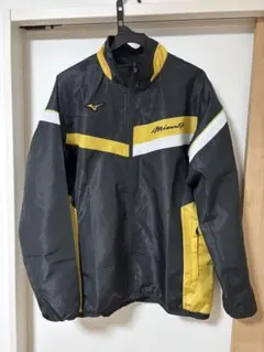 MizunoPro ウィンドブレーカージャケット 黒/黄