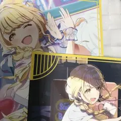 学園アイドルマスター 藤田ことね A4静電気ポスター　2枚
