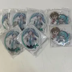 初音ミク MEIKO ローソンコラボ アクリルキーホルダー