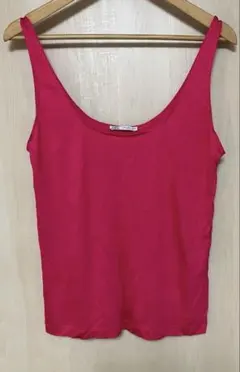 ZARA ピンク タンクトップ Mのサムネイル