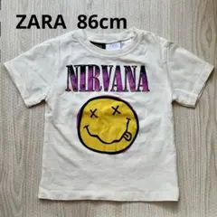 ZARA NIRVANA スマイリーフェイス Tシャツ 86cm