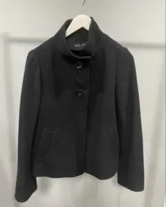 美品MICHEL KLEIN 黑色レディースショート丈ジャケット サイズ40