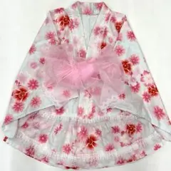 新品未使用 帯付き 浴衣ドレス 大人用 姫ギャル 量産型 ピンク 平成