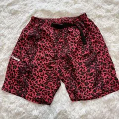 ♡良品 XLARGE エクストララージ レオパード柄 ショートパンツ M　総柄