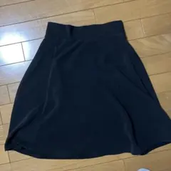 黒 フレアスカート ミニスカート
