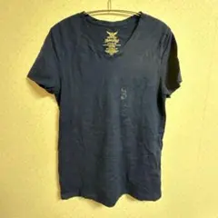Faded Glory Vネック Tシャツ 【L】ネイビーのサムネイル